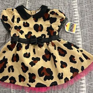 Harajuku Mini Toddler Leopard Print Dress